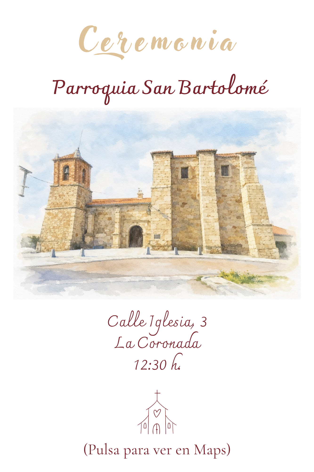 Parroquia San Bartolomé, La Coronada